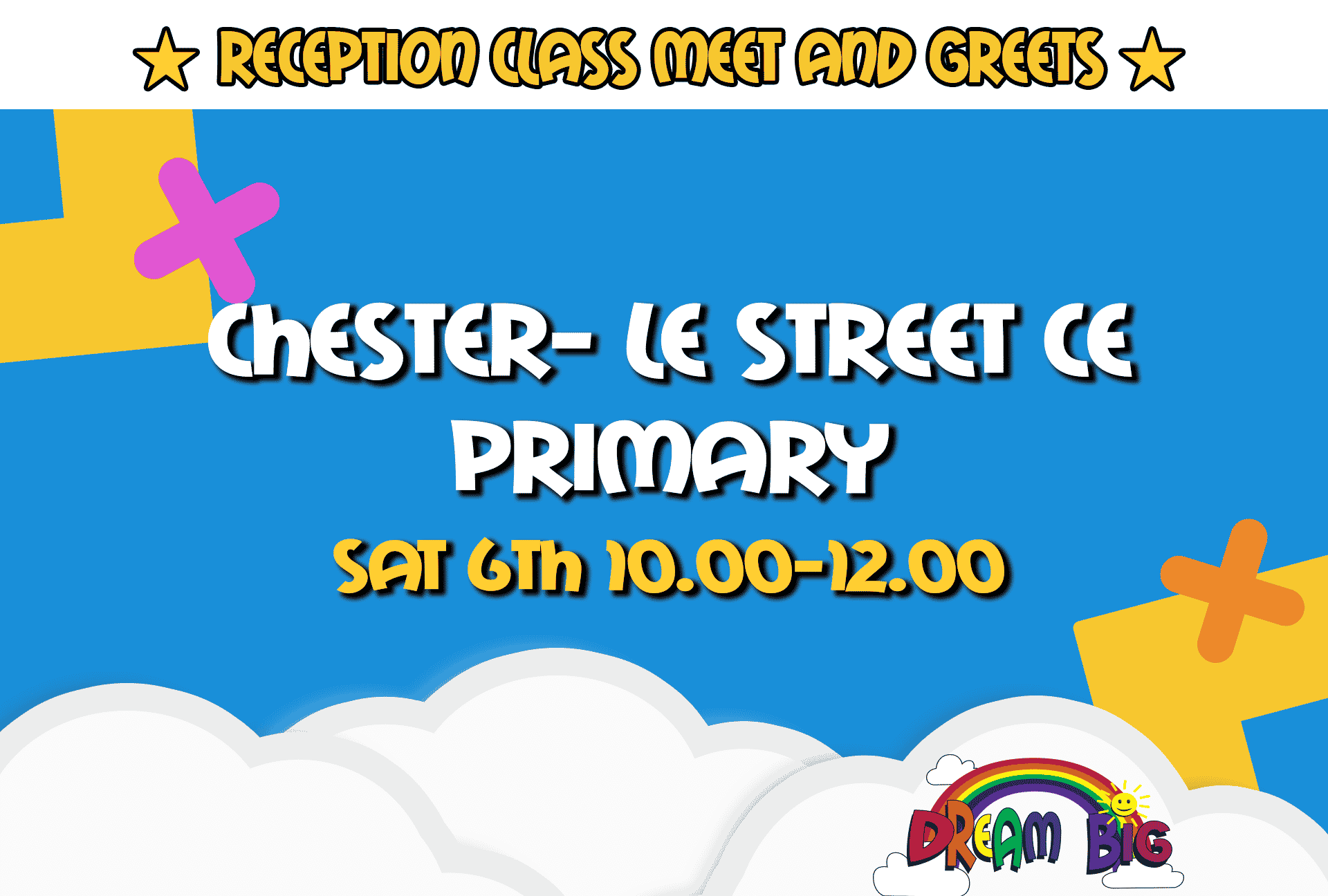 Reception class meet and greet: Chester- le Street C of E Primary (Pelaw Bank)